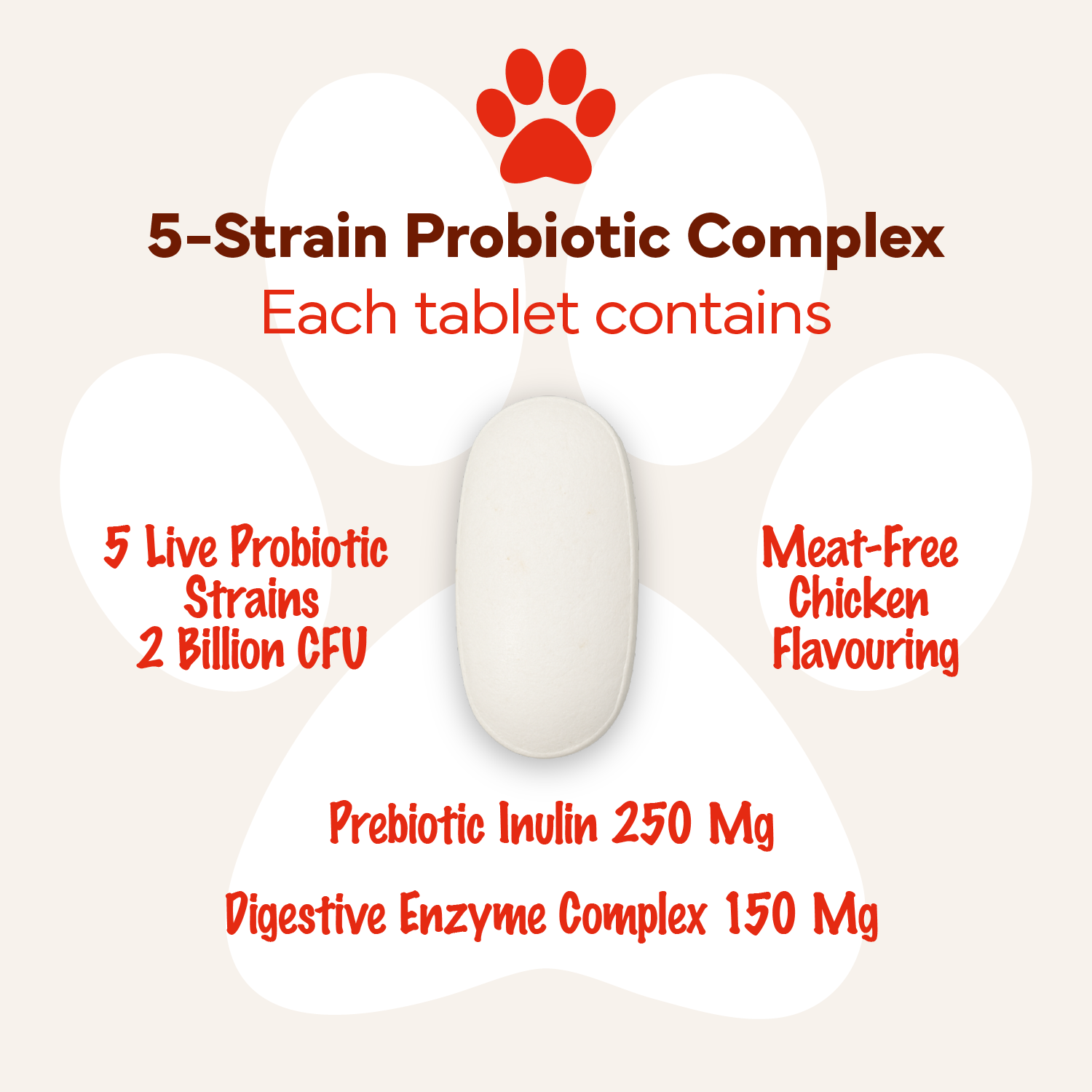 5 Strain Probiotic Complex